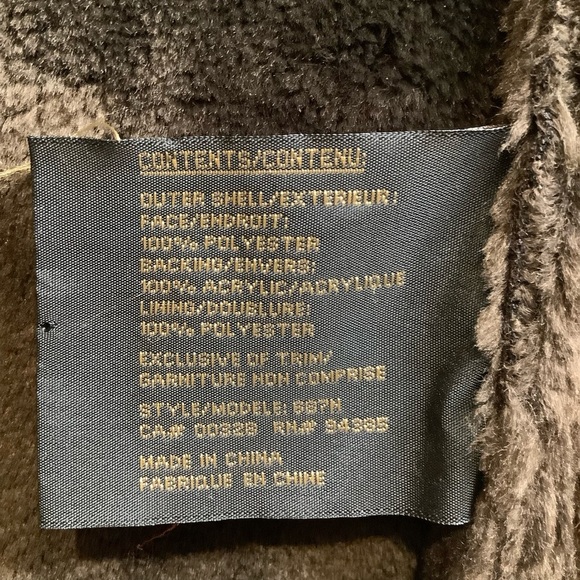 NOVELTI Brown Faux Suede Leather Shearling Midi Coat Size M - Picture 14 of 16